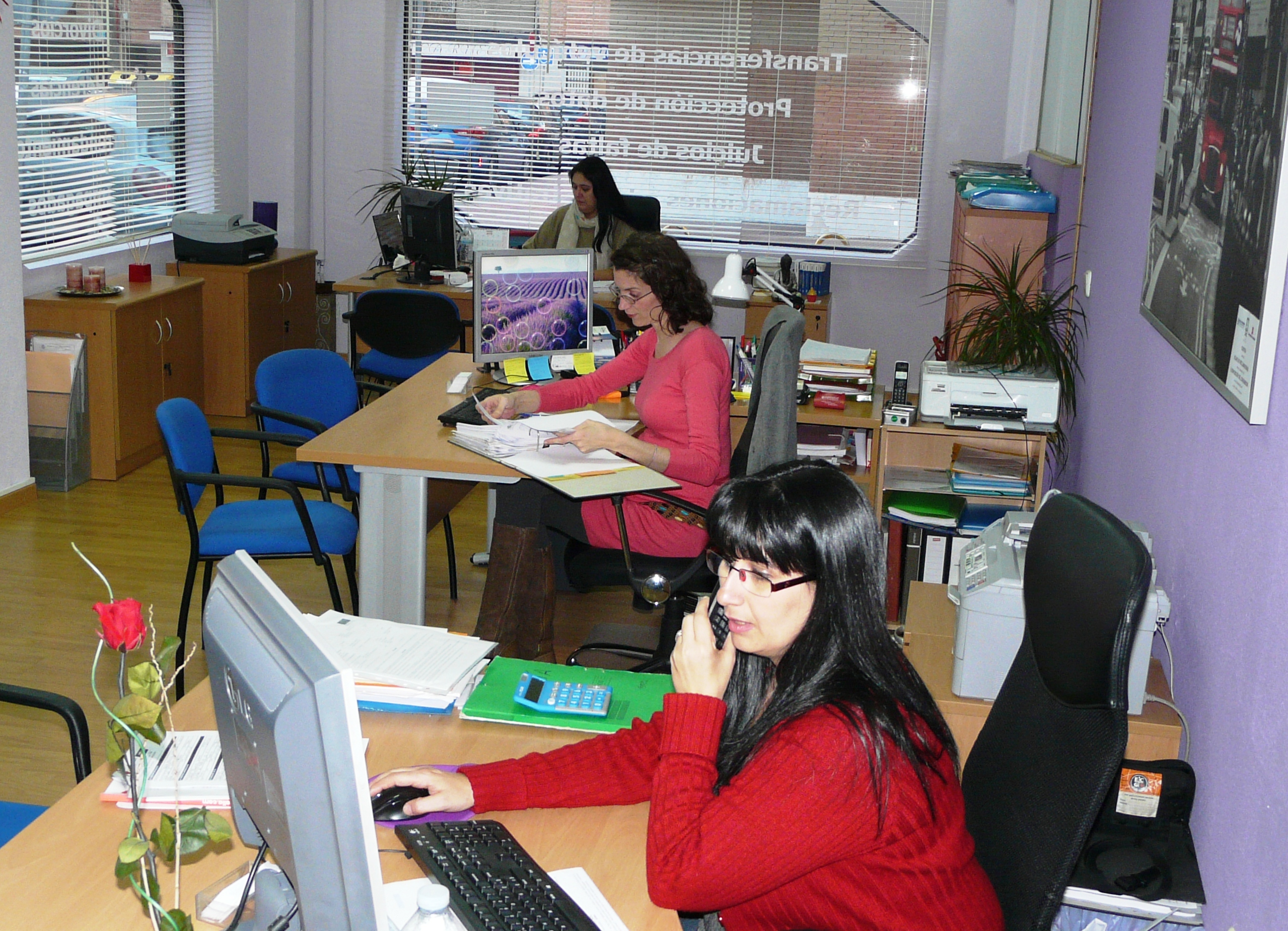 Nuestro equipo trabajando