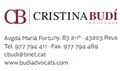 Advocat Immobiliari Reus - Cristina Budí Advocat Immobiliari Reus - Cristina Budí